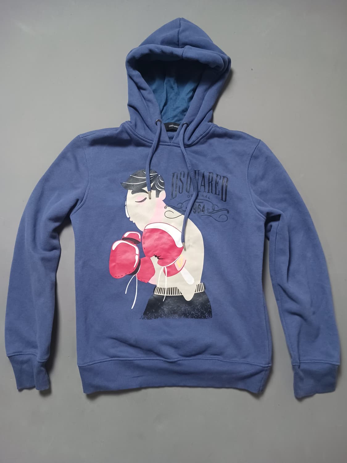 [M] 디스퀘어드2 복서 프린팅 기모 후드티셔츠 상품이미지1