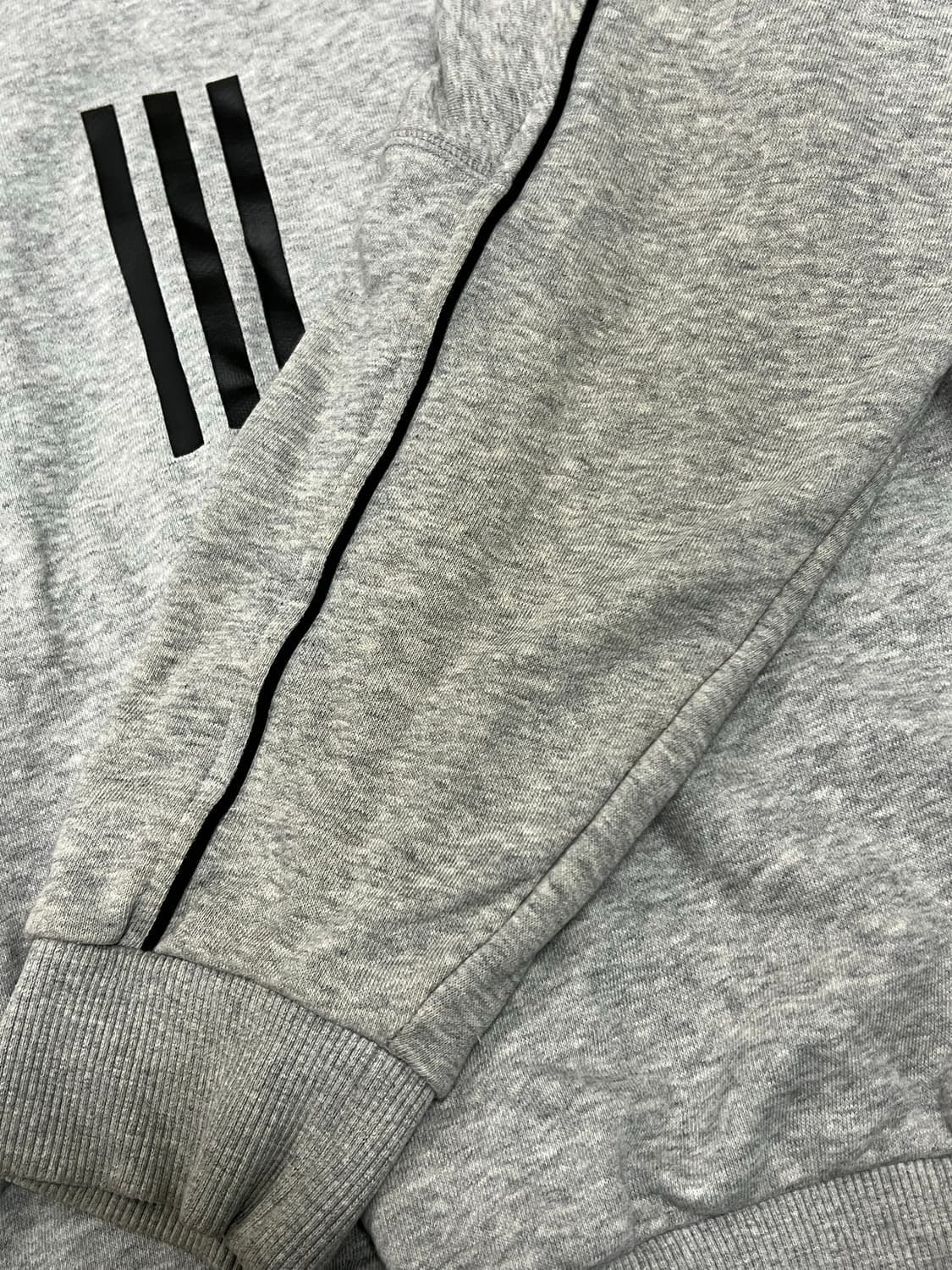 (L) 아디다스 파이핑 후드집업 그레이 상품이미지5