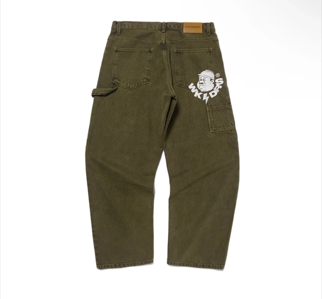 위캔더스 워크팬츠 카키 XL 상품이미지2