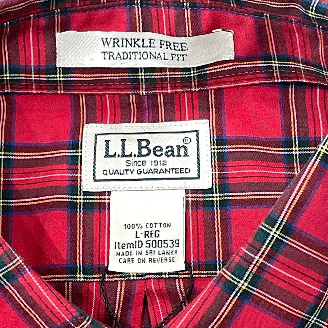 (L) L.L.Bean 엘엘빈 체크 셔츠 상품이미지4