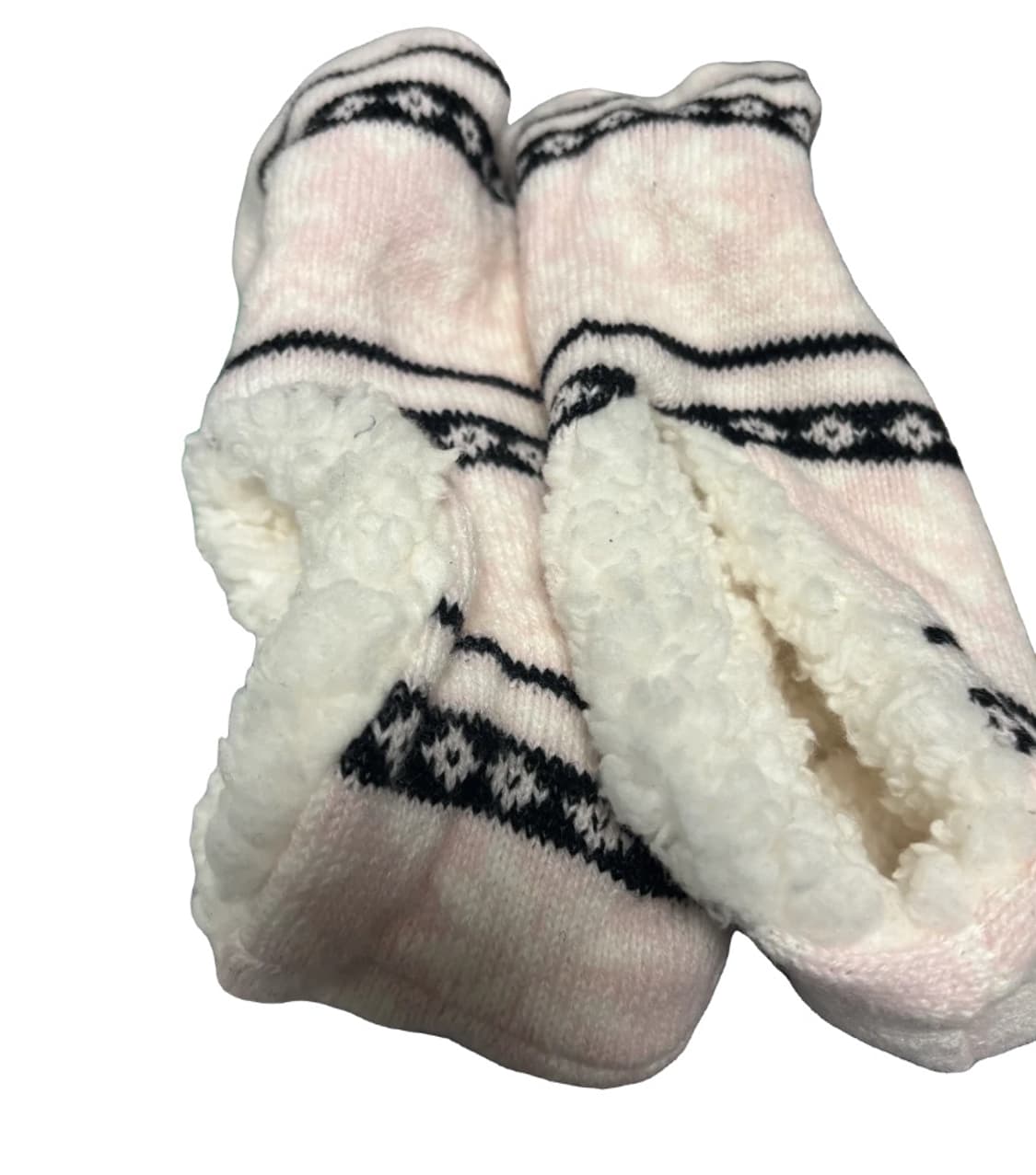 수면 양말 핑크색 털 안감 상품이미지1