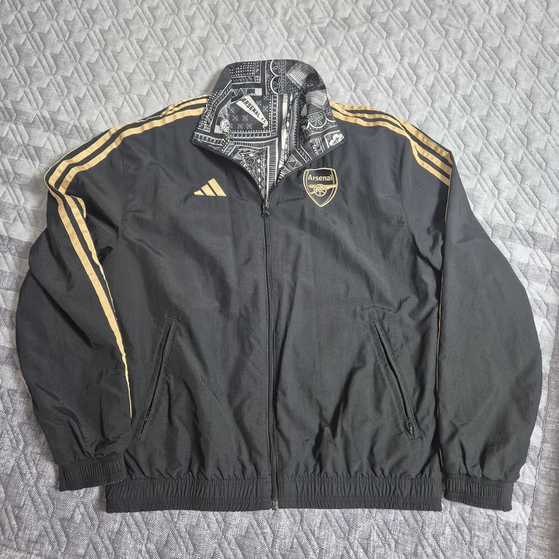 아스날 이안 라이트 앤섬 자켓 블랙 (국내L) IP1607 상품이미지1