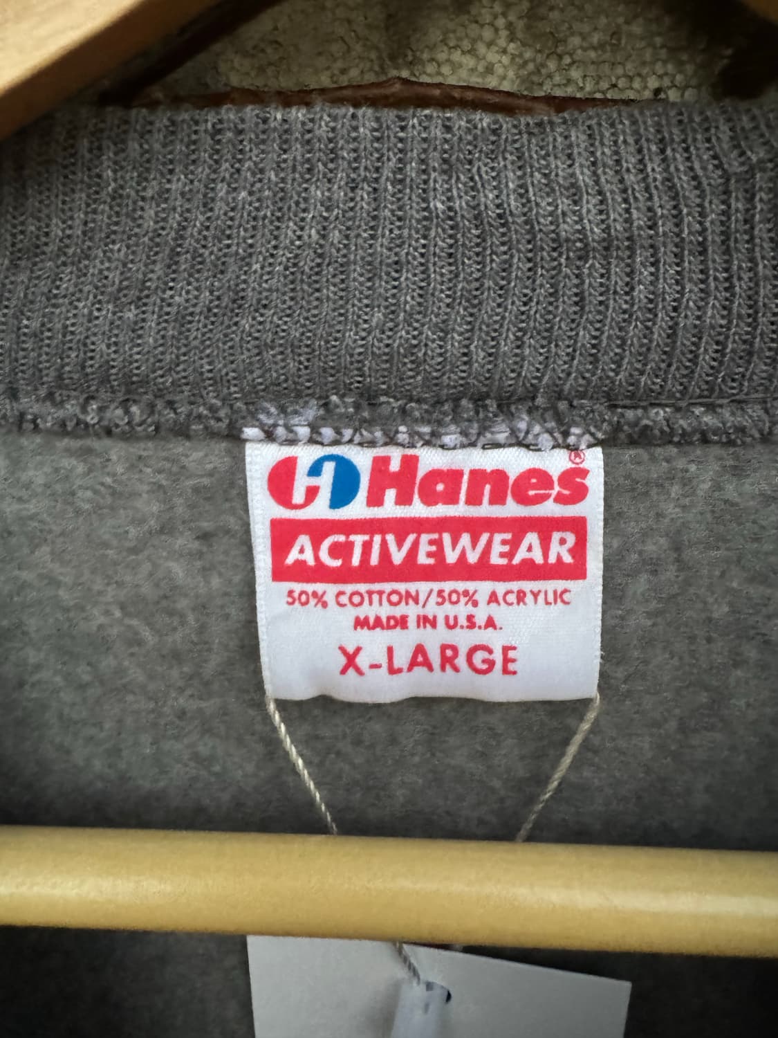 90s hanes usa made 플레인 무지 빈티지 스웻셔츠 맨투맨 상품이미지5