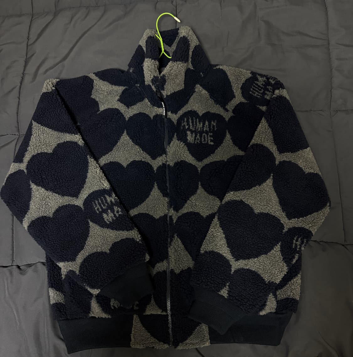 휴먼 메이드 하트 플리스 자켓 네이비 M 상품이미지3