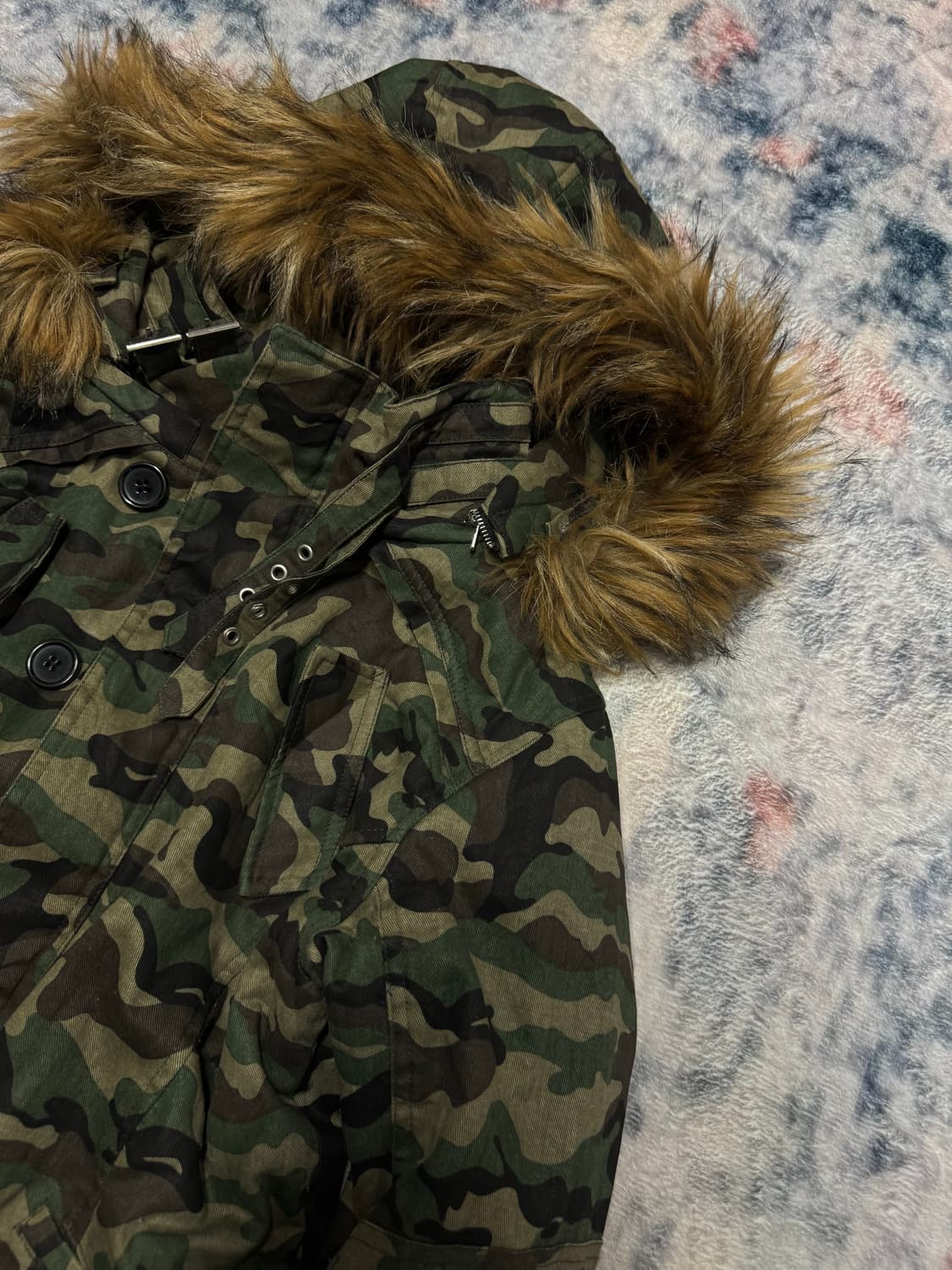 Maison gilfy y2k military fur jacket 상품이미지4