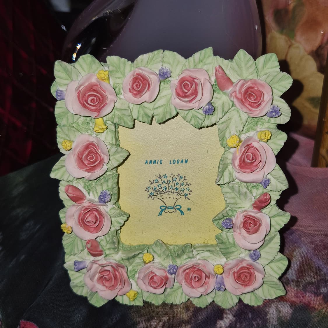 90s 미국 디자인 장미 꽃포지 미니 액자 상품이미지6