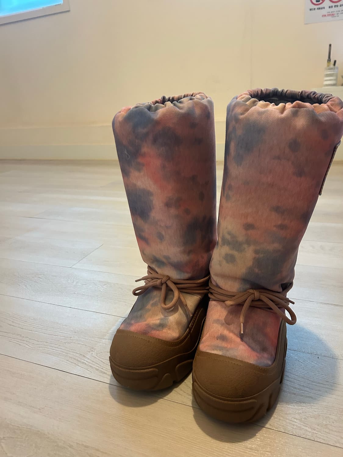 아크네 스튜디오 문 부츠 핑크/블루 235-240 상품이미지2