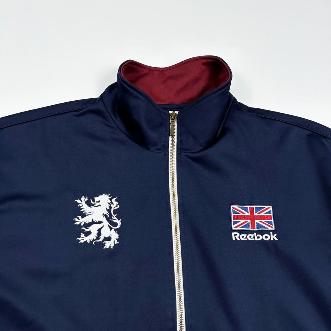리복 영국 트레이닝 네이비 트랙탑 져지 (M) 상품이미지3