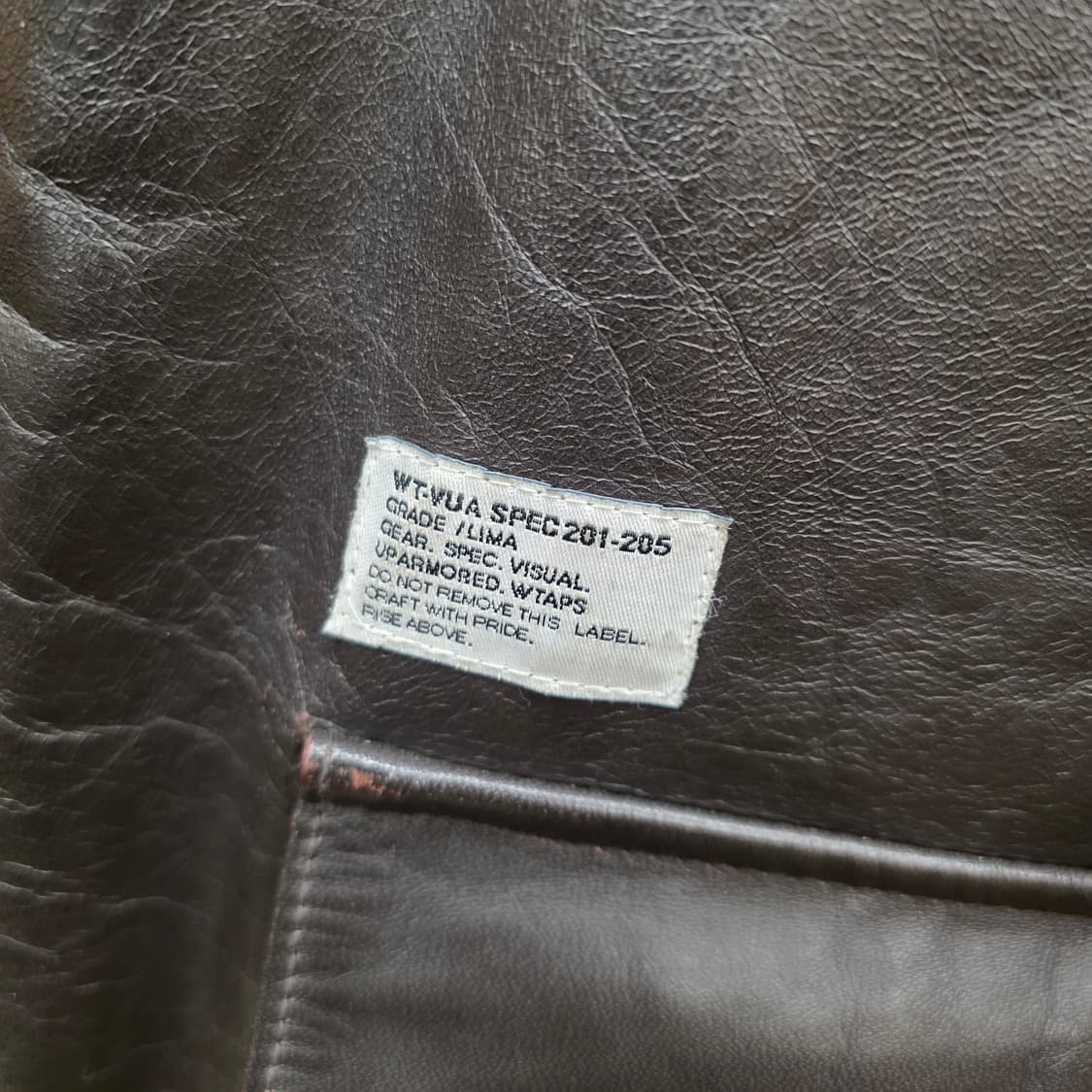 WTAPS TYPE A-2 HORSEHIDE JKT(Lima) 상품이미지4