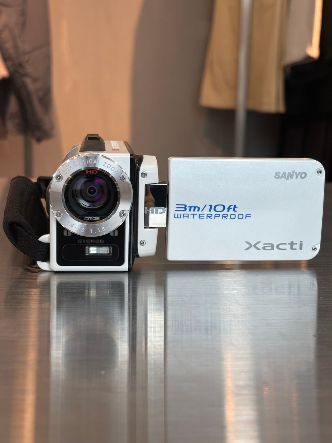 New배터리/레어)산요 작티 DMX-WH1 화이트 빈티지디카 캠코더 상품이미지1