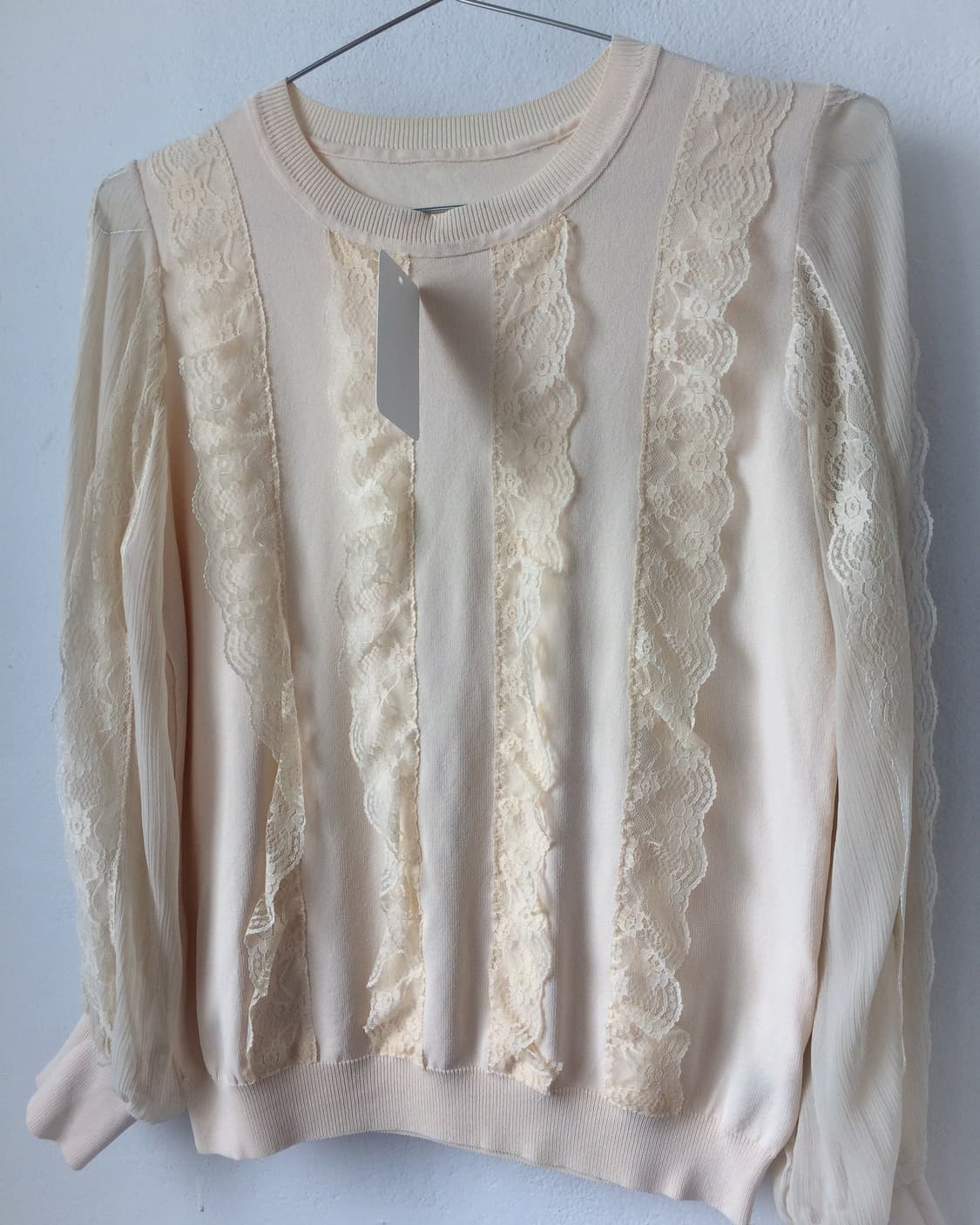 Lace trimming top 상품이미지5