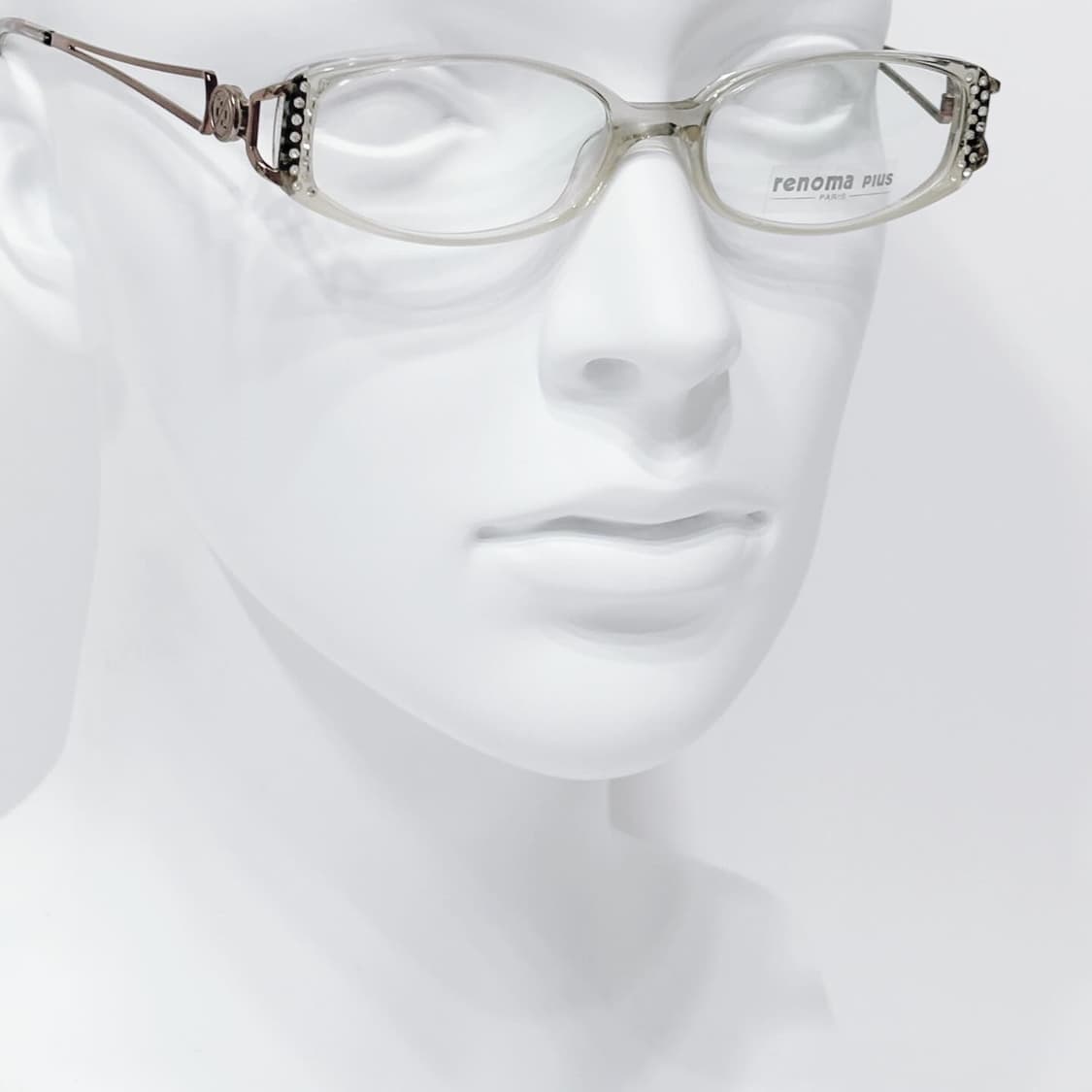 RENOMA 클리어 큐빅 뿔테 데드스탁 빈티지안경 상품이미지6