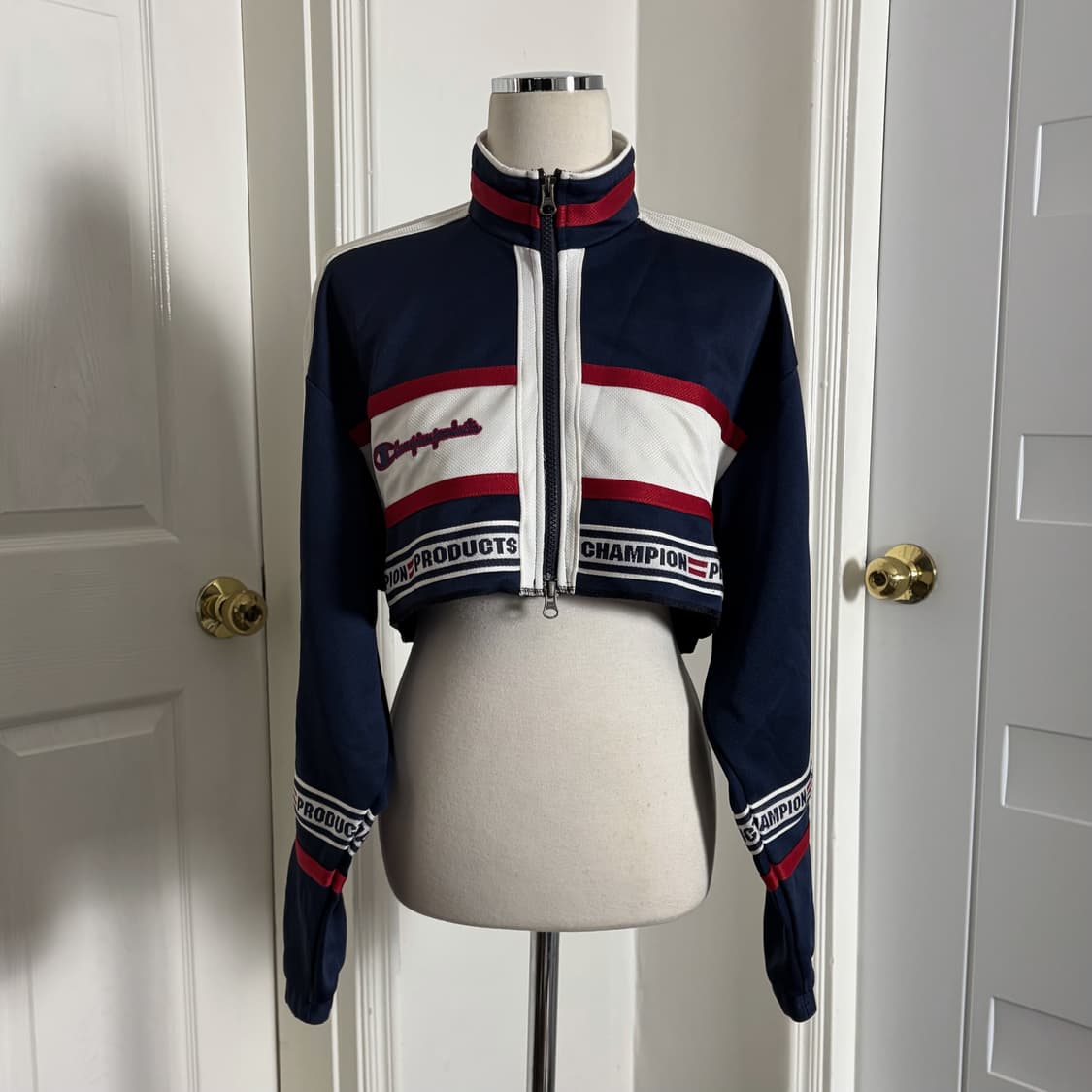 90s 챔피온 자스포 크롭 집업 상품이미지1
