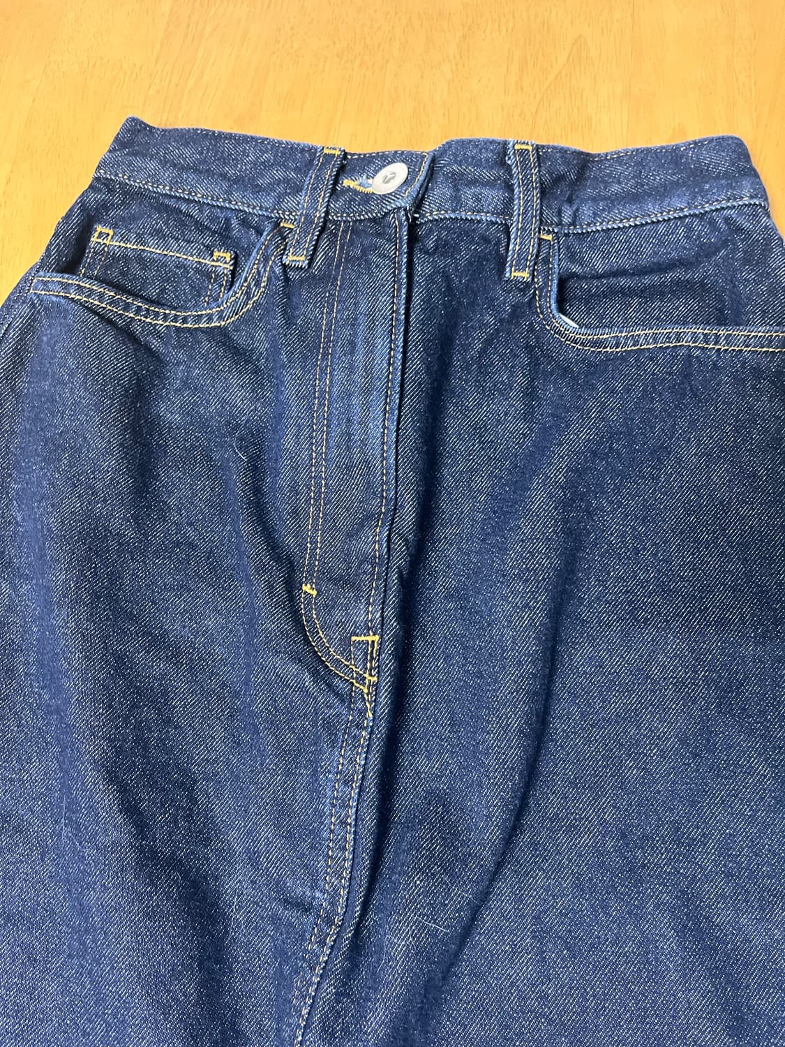 COS 코스 다크블루 롱 데님 스커트_34 사이즈 상품이미지2