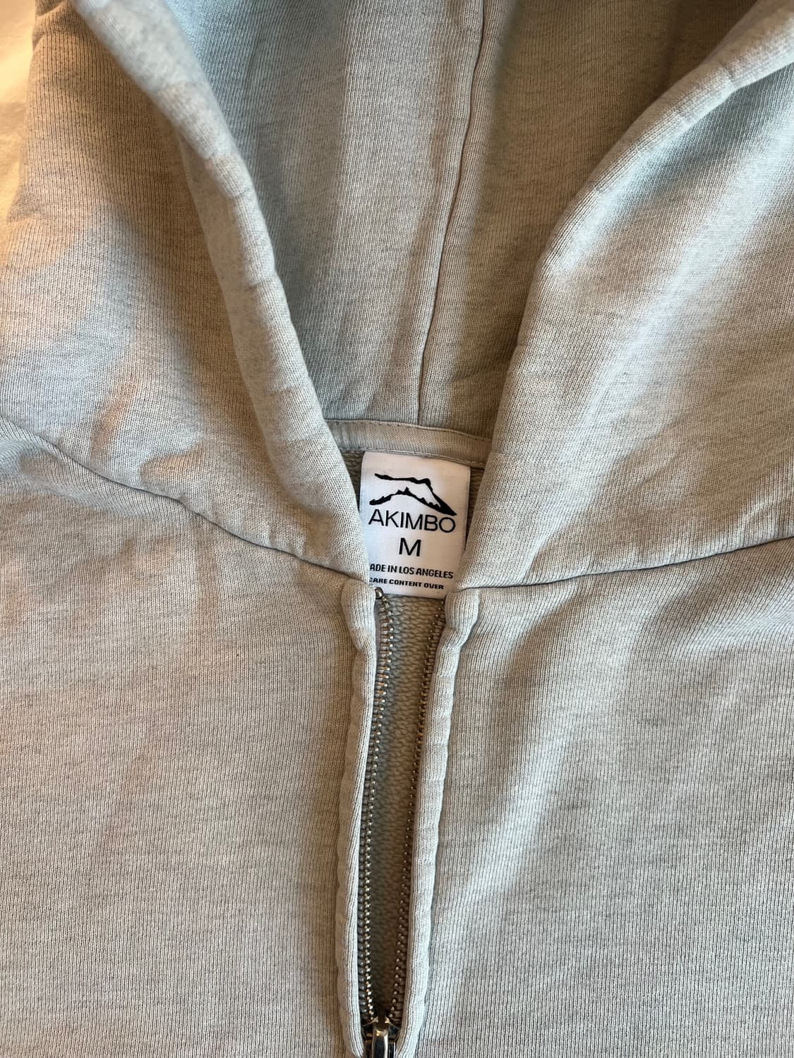 아킴보 클럽 그레이 후드집업 M 상품이미지2