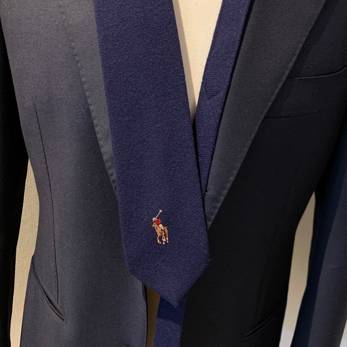 폴로 랄프로렌(POLO) 울100 클래식 정장 슬림넥타이 최상급 상품이미지2