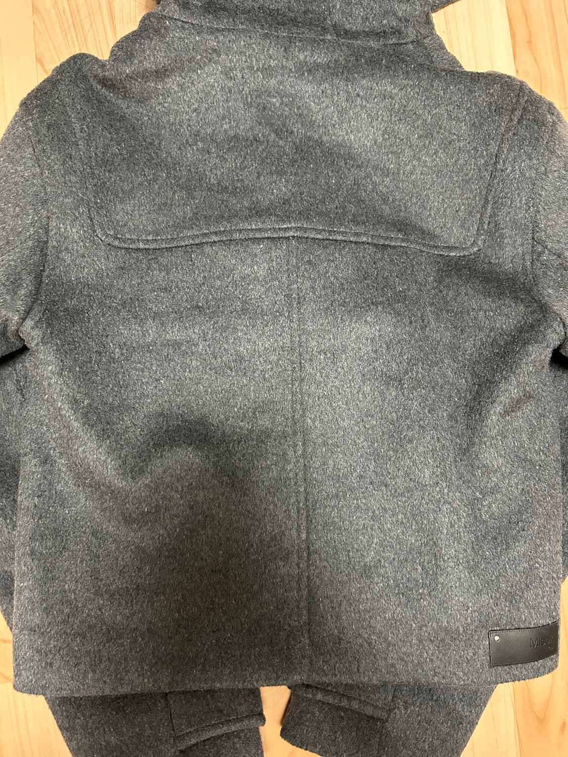 (택포) 미세키서울 후디 숏코트 차콜 상품이미지3