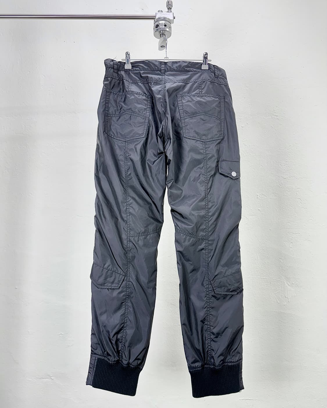 아르마니 진스 나일론 사이드 레그 집 조거 팬츠 상품이미지7