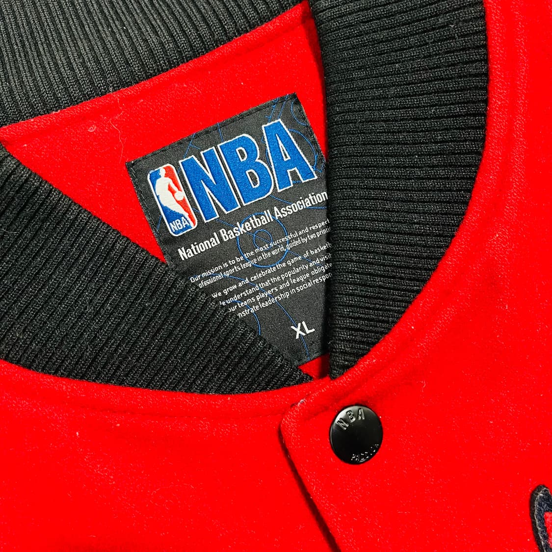 NBA 시카고불스 06 레드 스타디움 바시티 자켓 상품이미지5