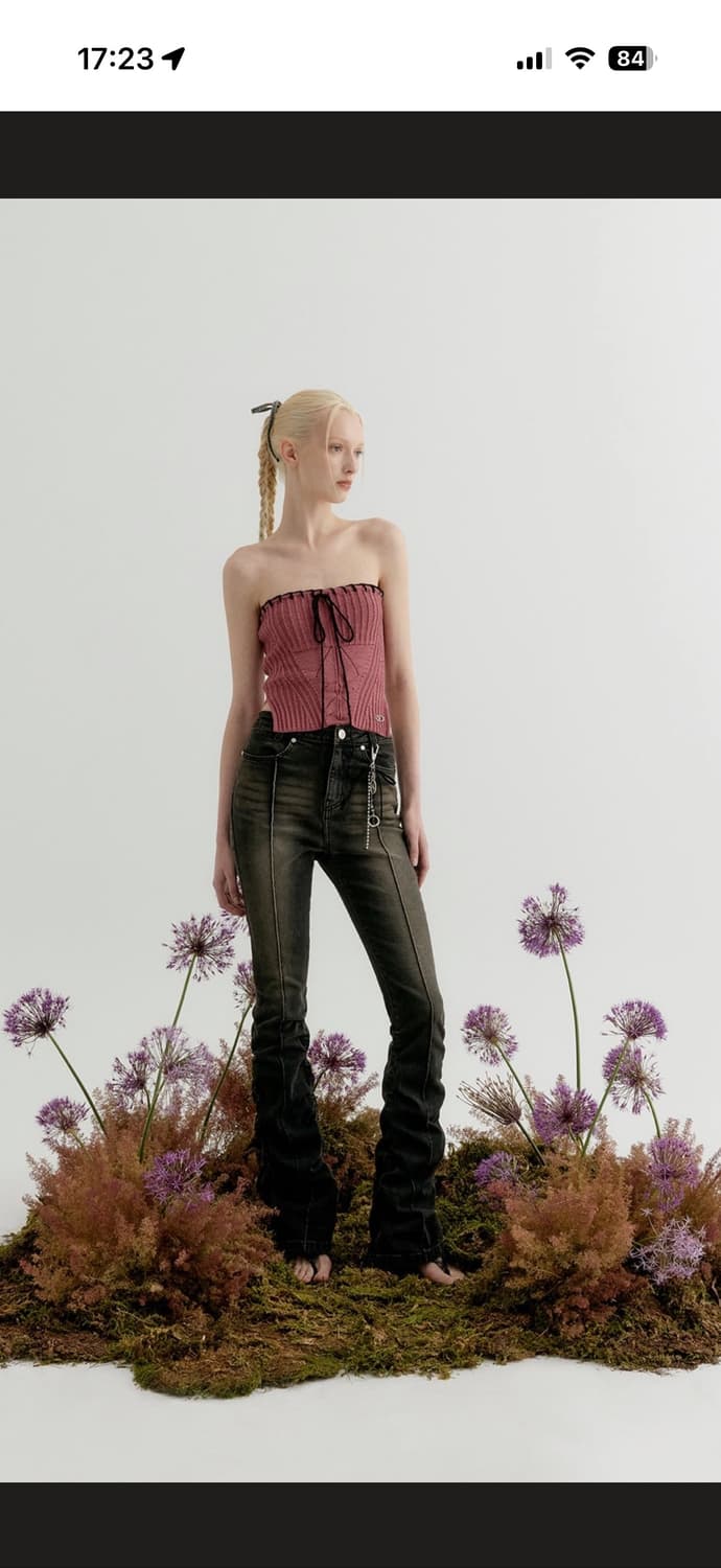 Shirring Point Slim Denim Pants 상품이미지1