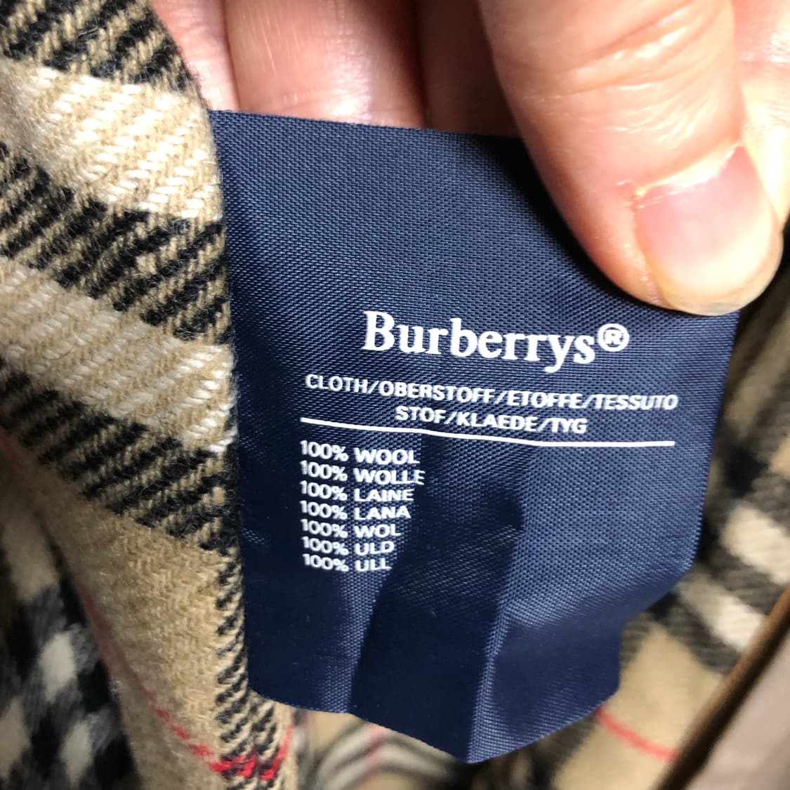 버버리 발마칸 코트 상태굿 내피 남성용 상품이미지9