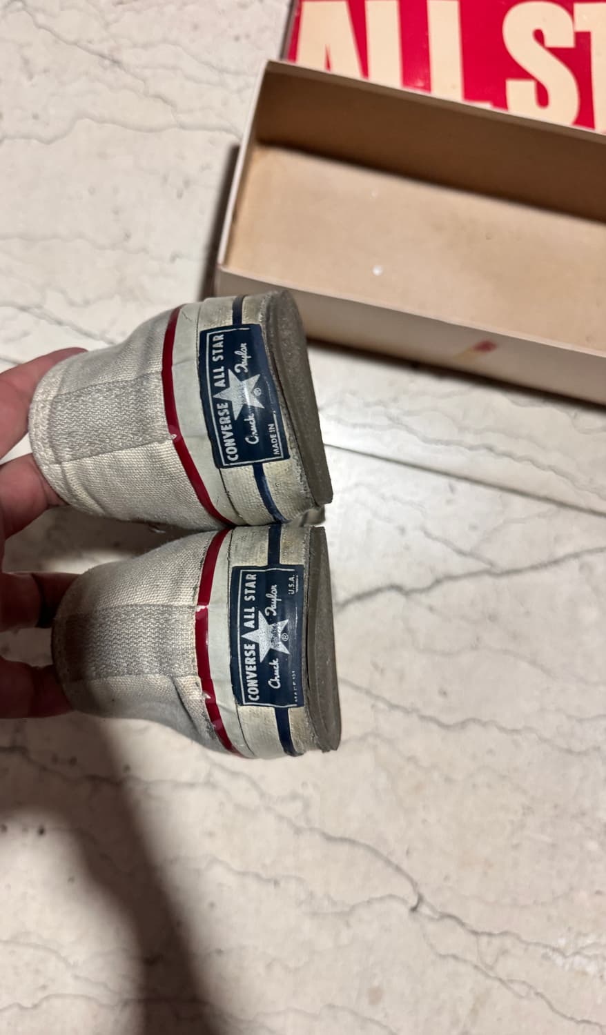 [US 12] 70s 빈티지 컨버스 로우 화이트 상품이미지6