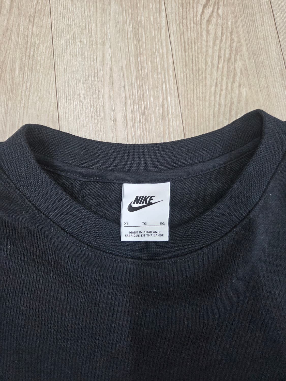 NSW 나이키 클럽 맨투맨 블랙 XL, 105 BV2667-010 상품이미지4