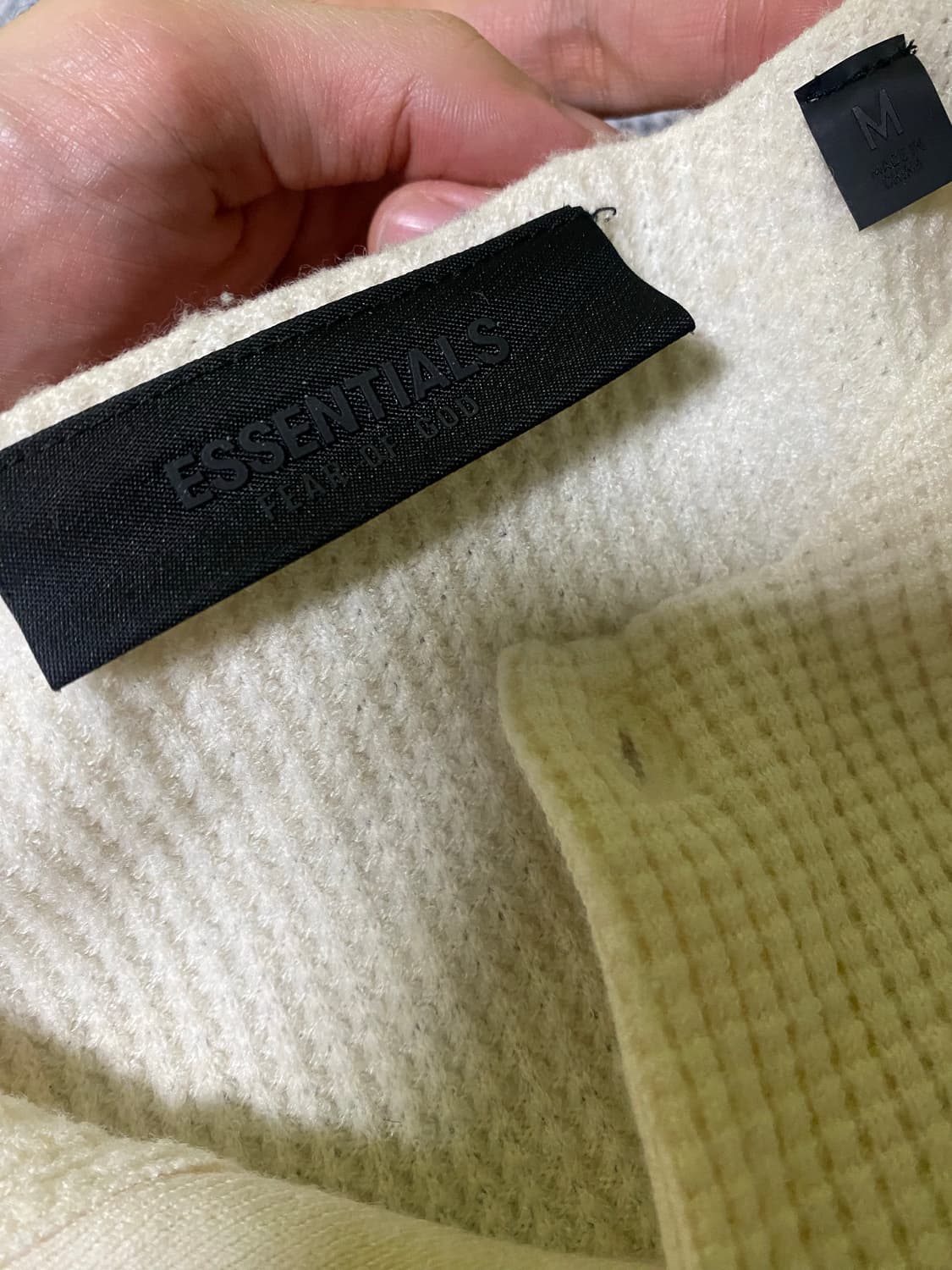 Fear of God Essentials 오버핏 니트 아이보리 상품이미지5