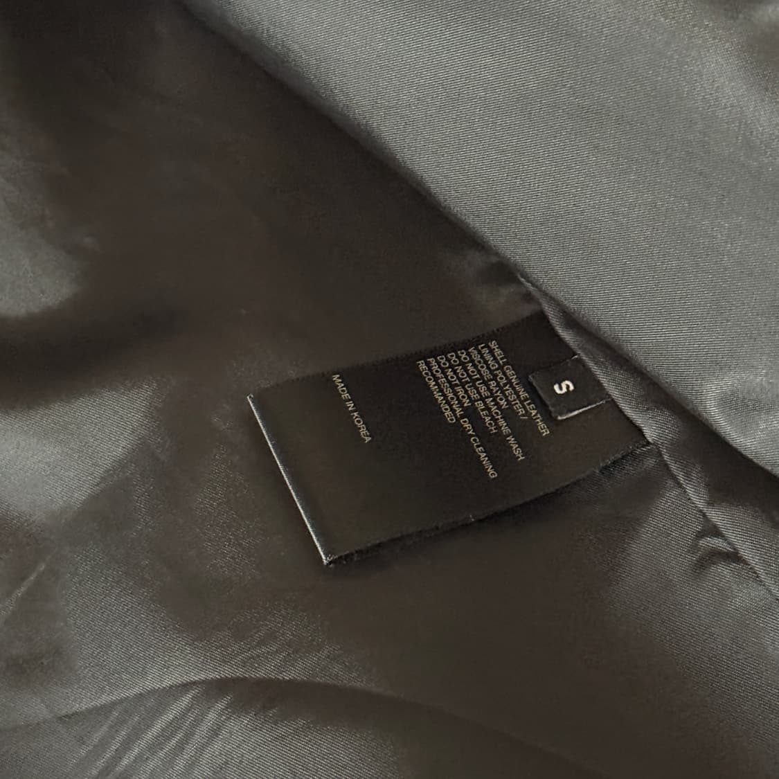 비바스튜디오 소가죽레더자켓 S 상품이미지4