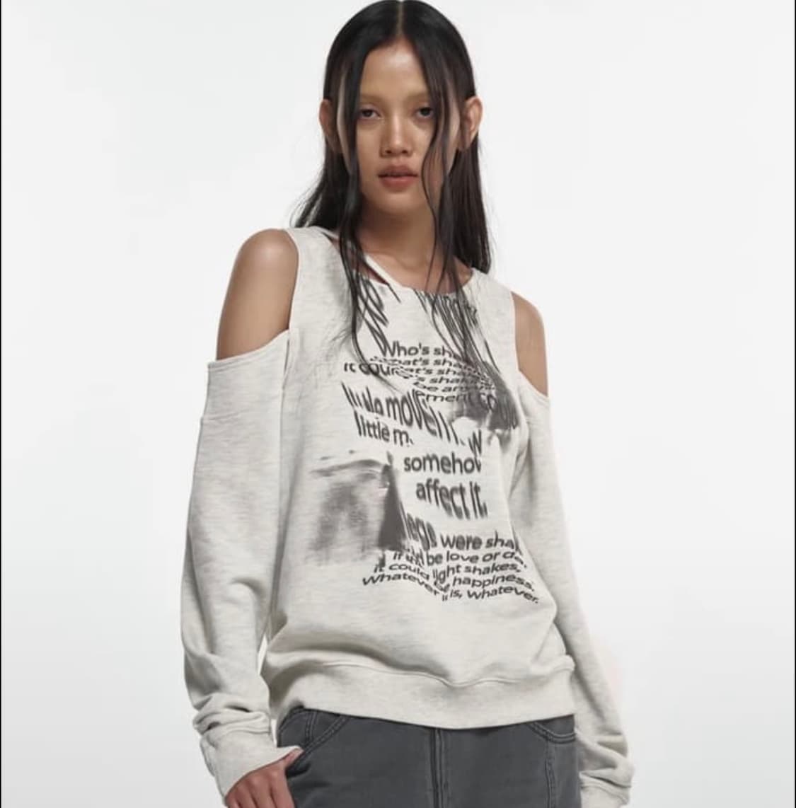 나체(NACHE) BARE SWEAT SHIRT 베어 스웨트 셔츠 맨투맨 상품이미지1