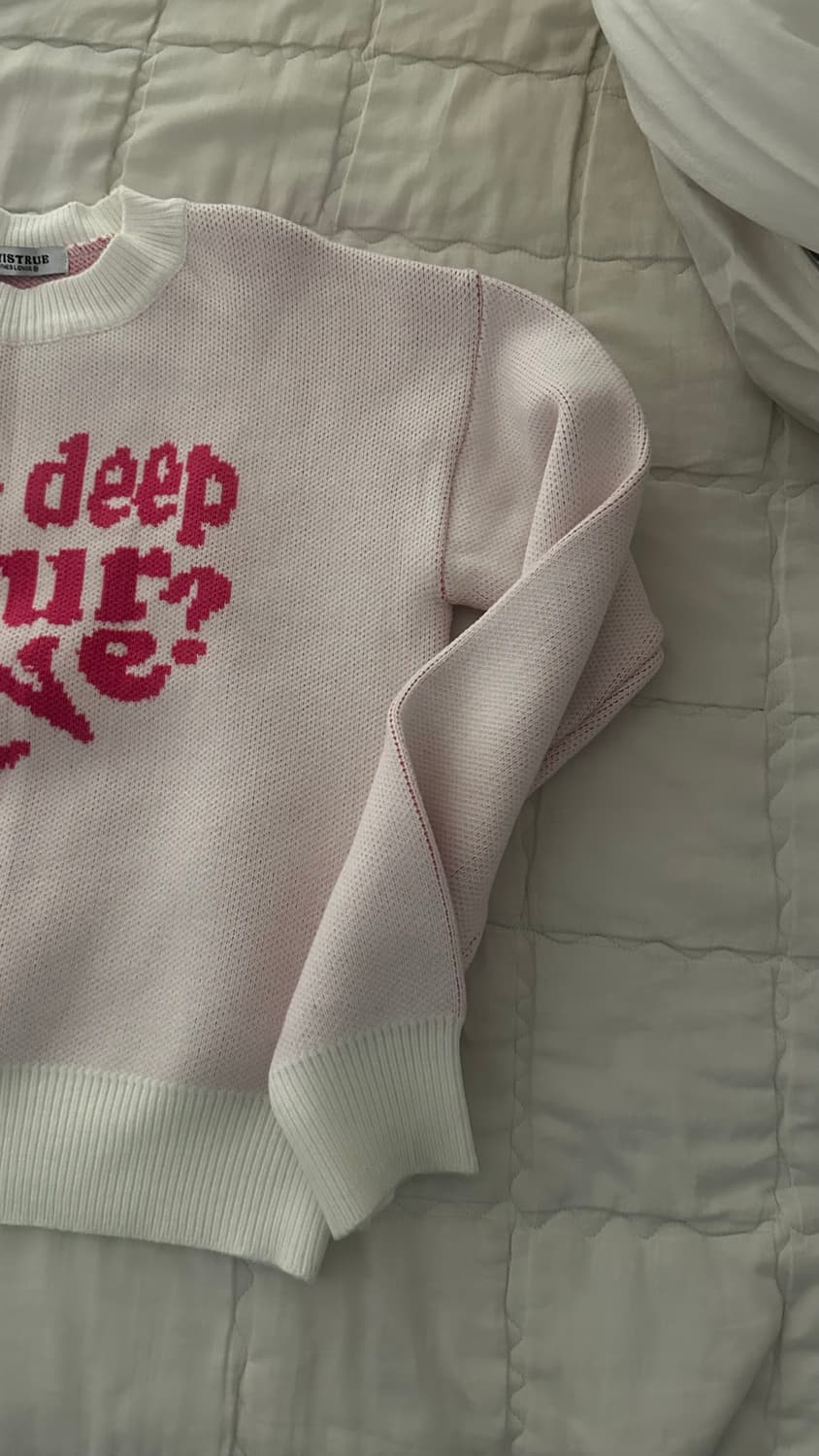 러브이즈트루 니트 상품이미지2