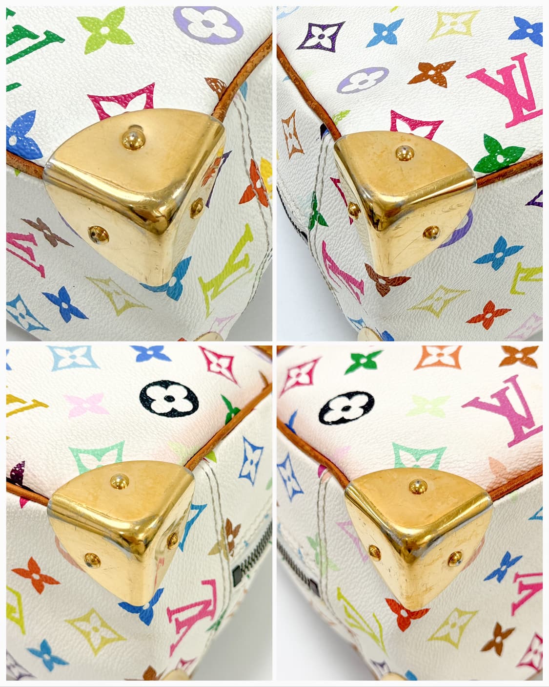 루이비통 멀티컬러 화이트 트루빌 토트백 상품이미지6