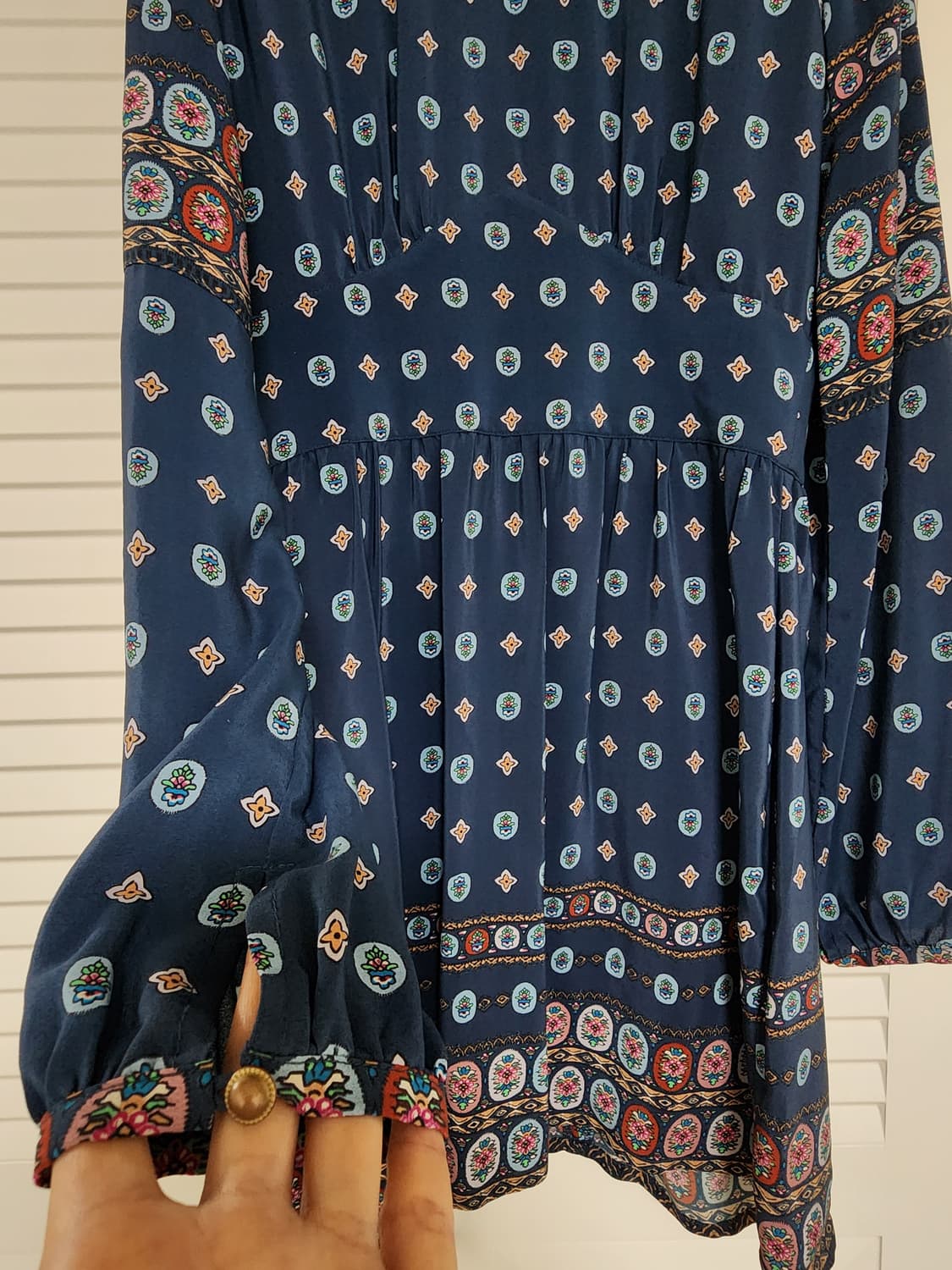 타이거릴리 질투의 화신 공효진 에스닉 실크 원피스+ VOV 스웨이드 쟈켓 상품이미지7