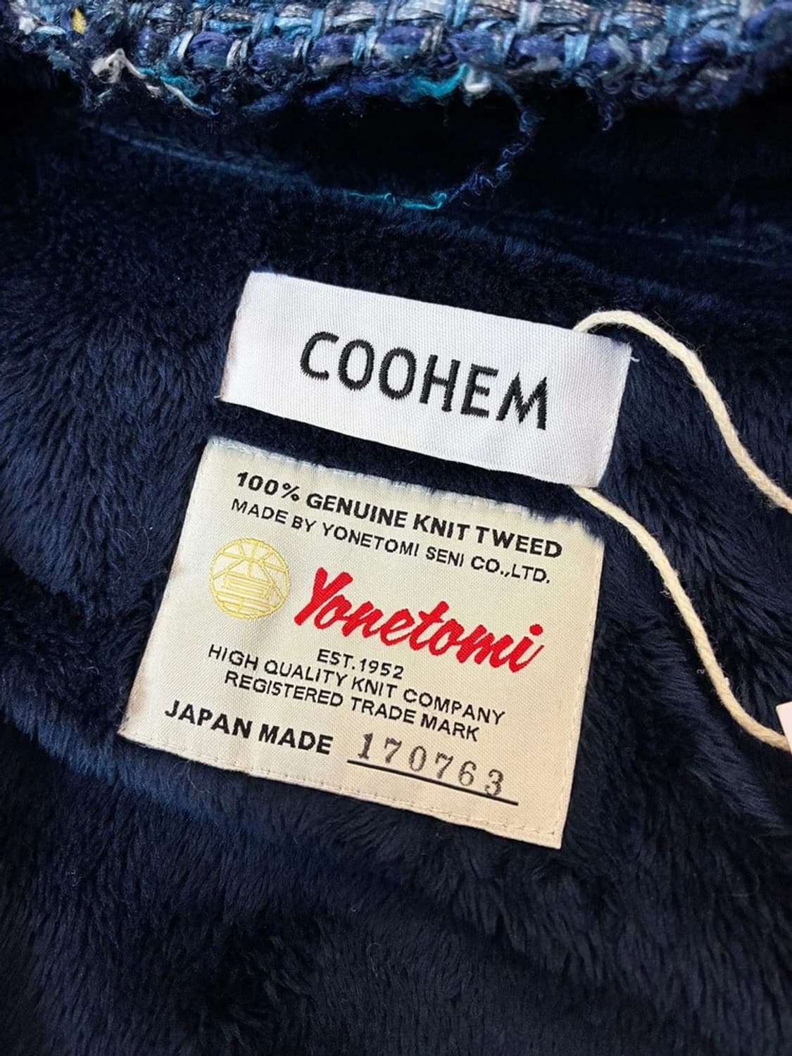 COOHEM Japan 밀리터리 트위드 코트 PN6139 상품이미지9