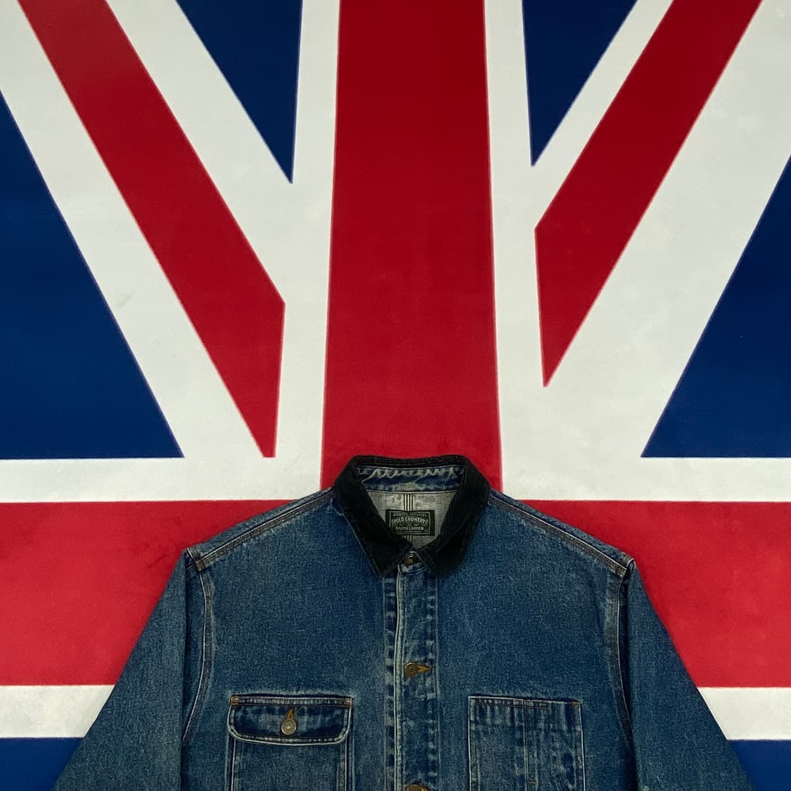 90s 폴로컨트리 데님 워크자켓 M 실측 L-XL  상품이미지2