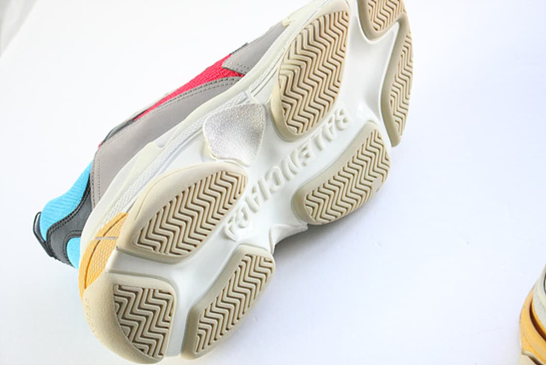 발렌시아가 정품 트리플 S 스니커즈 블루그레이 Multi color새상품 상품이미지3