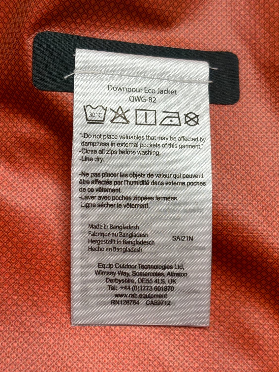 Rab 다운포어 에코 자켓 상품이미지5