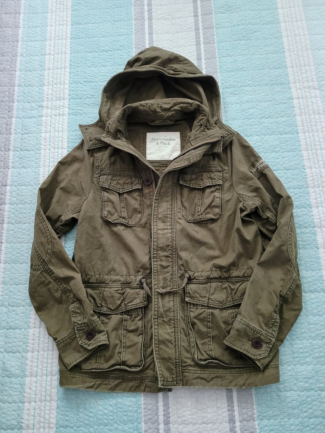 아베크롬비 Abercrombie 모건마운틴 후드야상자켓 L 100사이즈 상품이미지4