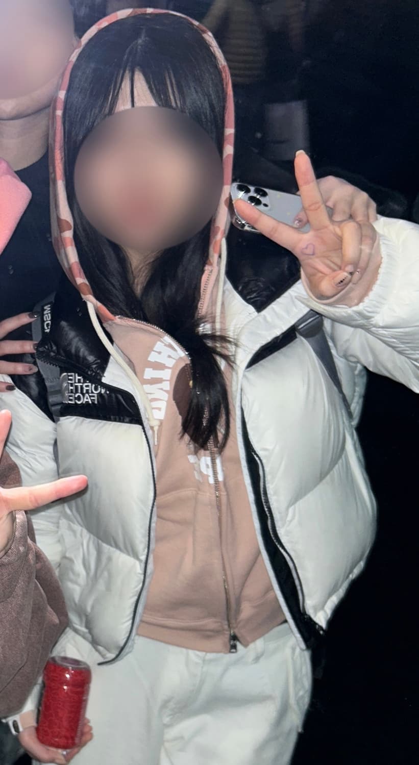 베이프 크롭 후드집업 상품이미지3