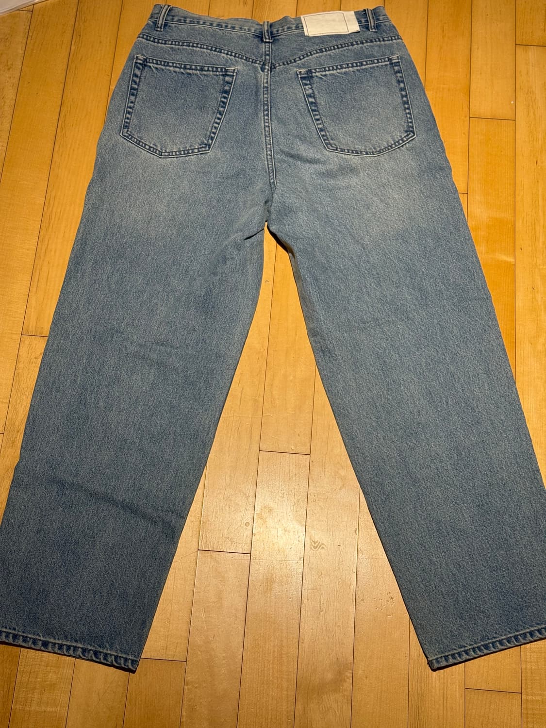 [L] 디스이즈네버댓 릴랙스드진 연청 상품이미지5