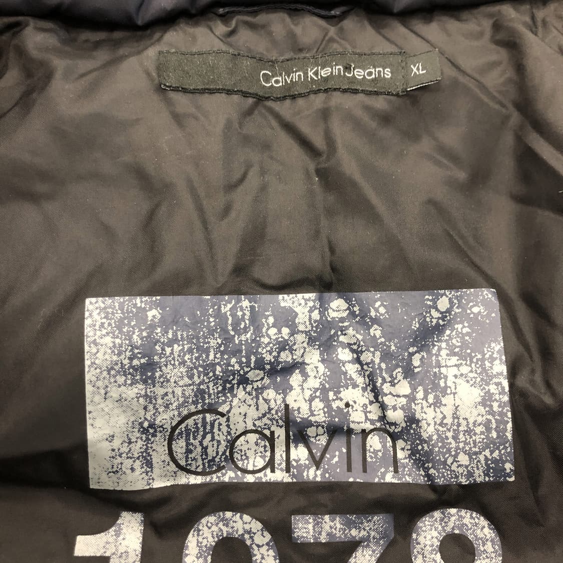 ck 캘빈클라인 와펜로고 덕다운패딩 XL  상품이미지5