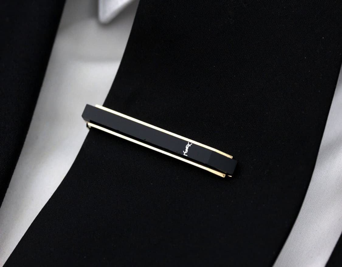 입생로랑 B+등급 5.1cm 남자 명품 넥타이핀 빈티지 상품이미지6