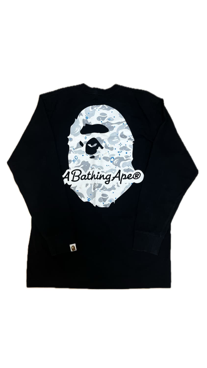 베이프 컬리지 롱슬리브 블랙 상품이미지1