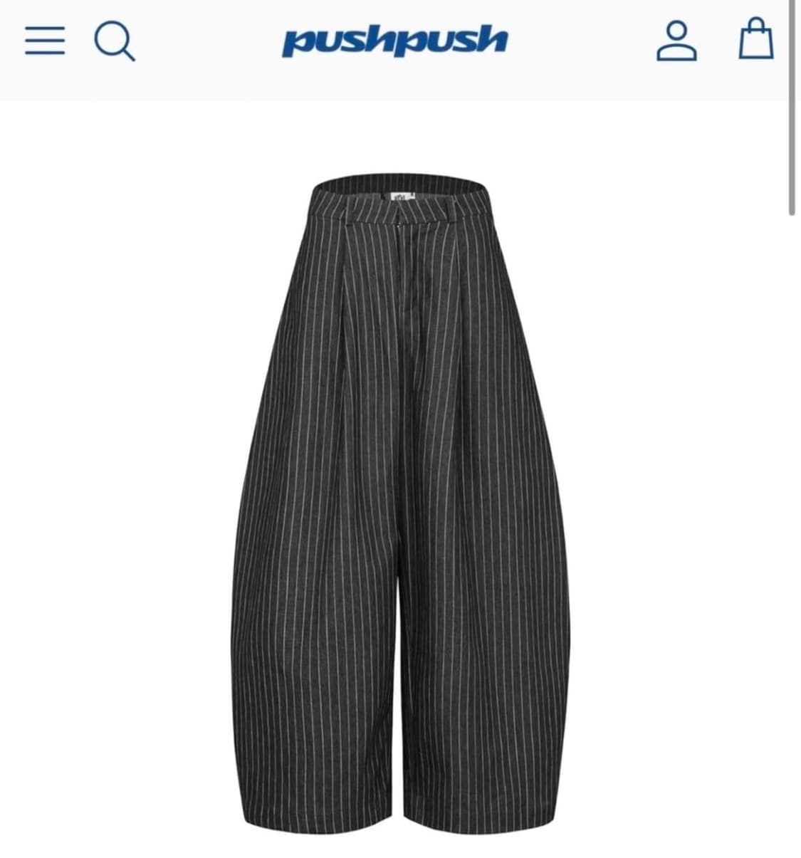 pushpush 스트라이프 팬츠 XL 상품이미지1
