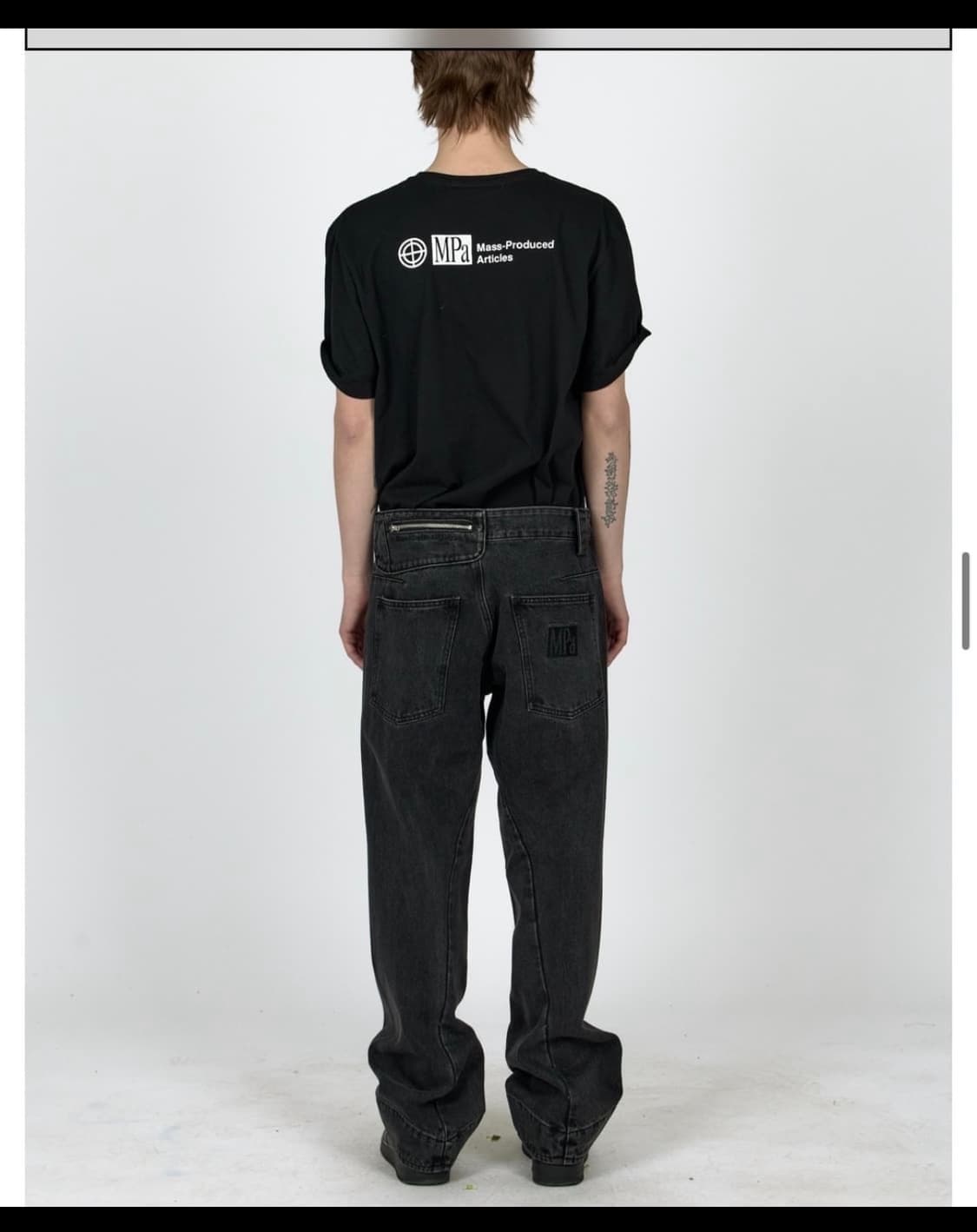 MPa DRIFT DENIM PANTS (BLACK) M 상품이미지1