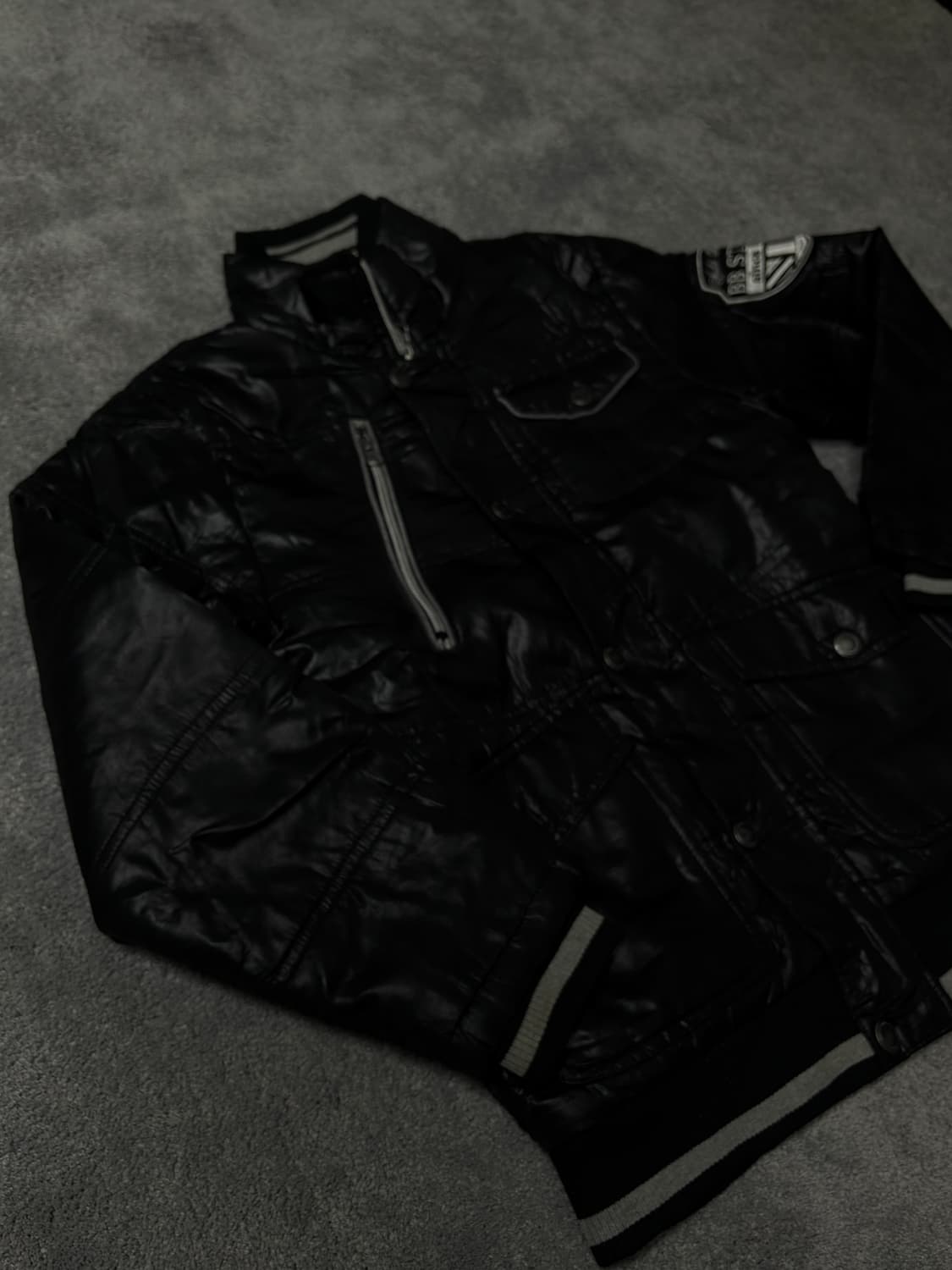 Vintage Y2k grunge vkei patch parka 상품이미지4