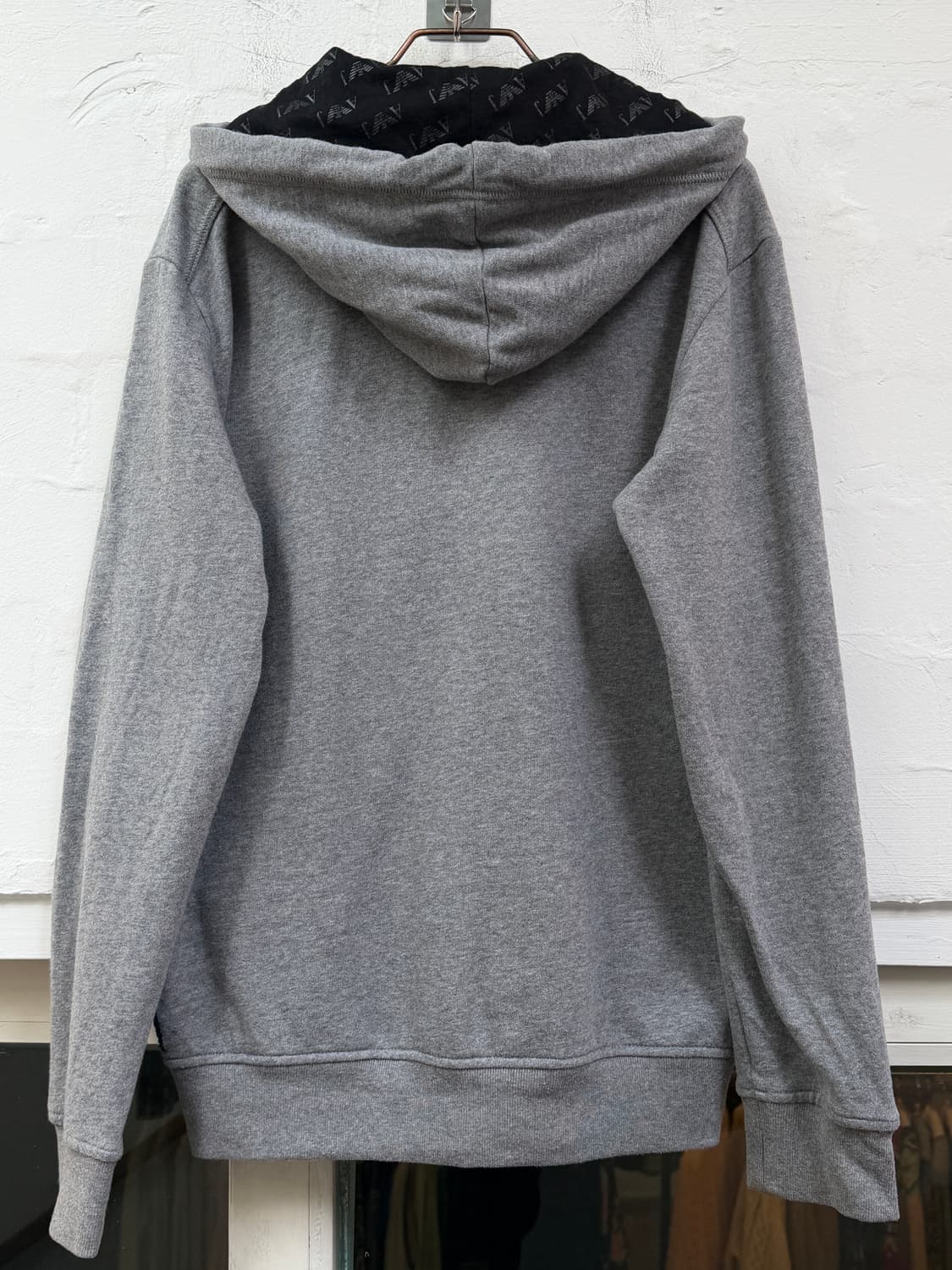 Armani Jeans 00s 그레이 로고 후드 집업 S 상품이미지7