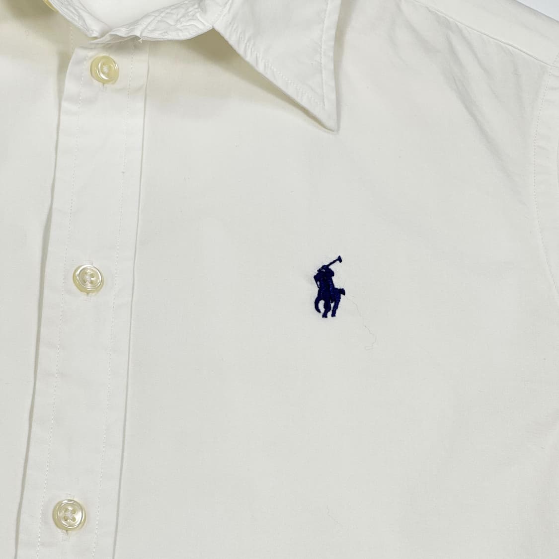 폴로 랄프로렌 클래식핏 여성 셔츠 화이트 여성M 상품이미지3