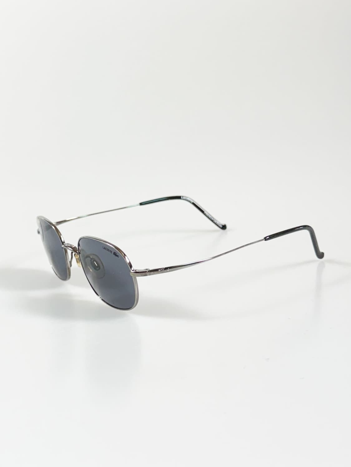 90s LACOSTE 건메탈 슬림스퀘어 빈티지 선글라스 상품이미지3