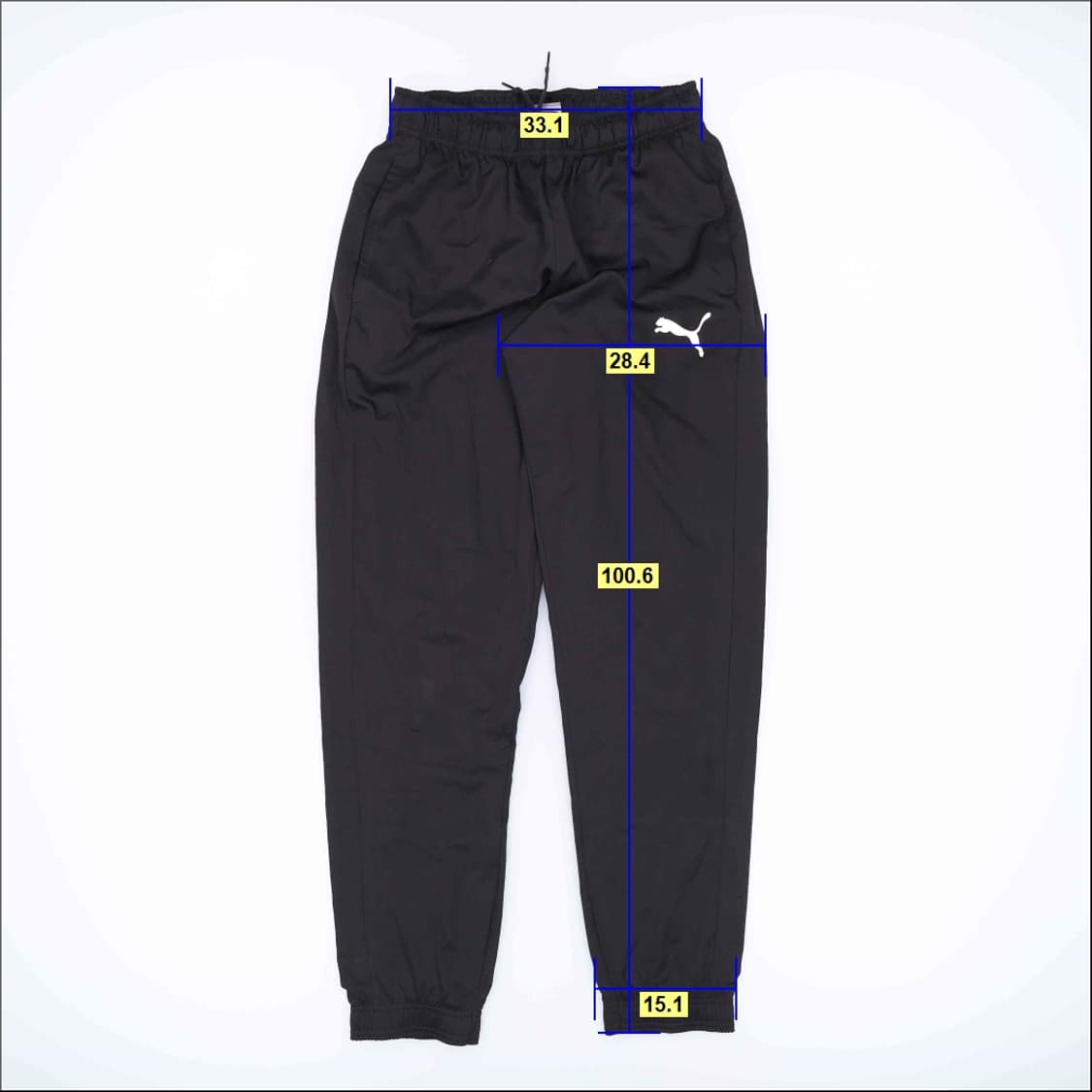 [US-S ] 푸마 스몰로고 트레이닝 블랙 팬츠 1217J2 상품이미지5